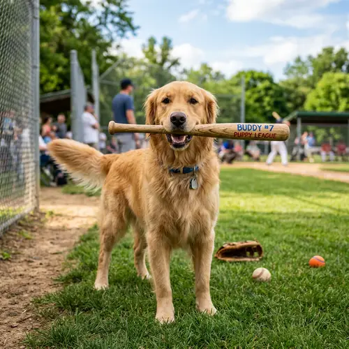 Dog Holding a Bat – Funny Pet Moments