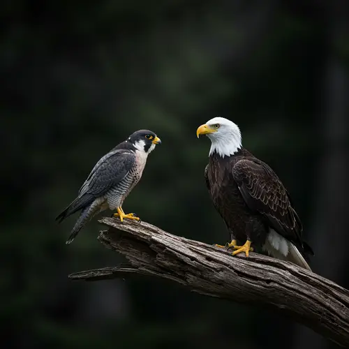 Peregrine Falcon & Bald Eagle: Nature's Icons