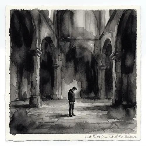 Lost Parts from out of the Shadows - Poetry Book Watercolors