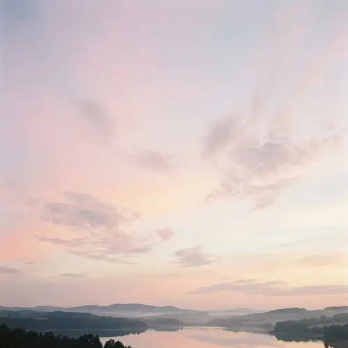 Pastel Background with Ethereal Clouds