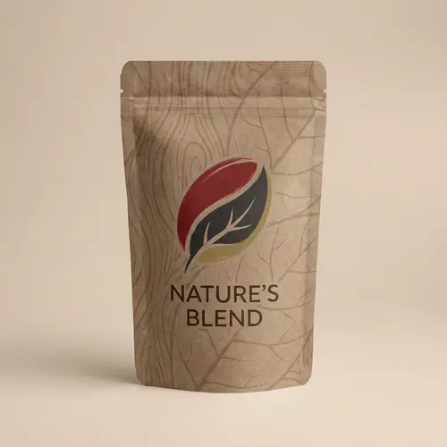 Minimalistic Packaging Flat Design for Nescafé Simple | Nature-Inspired