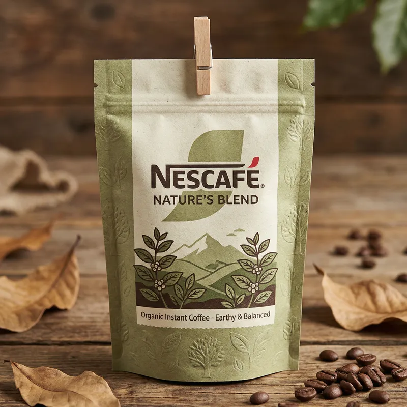 Simple Nescafé Nature Packaging Designs | Clean Aesthetics