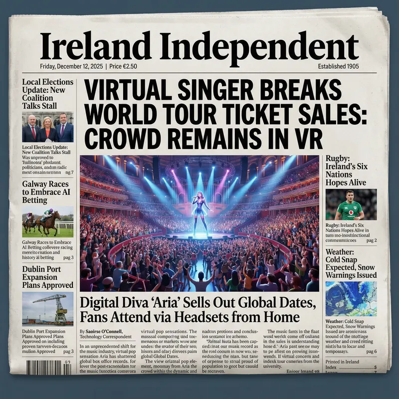 Virtual Singer Breaks World Tour Ticket Sales News