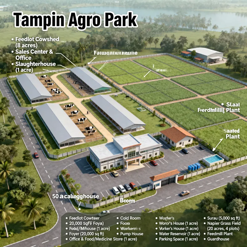 Tampin Agro Park: Feedlot Cattle Project Overview Tampin Agro Park: Feedlot Cattle Project Overview
