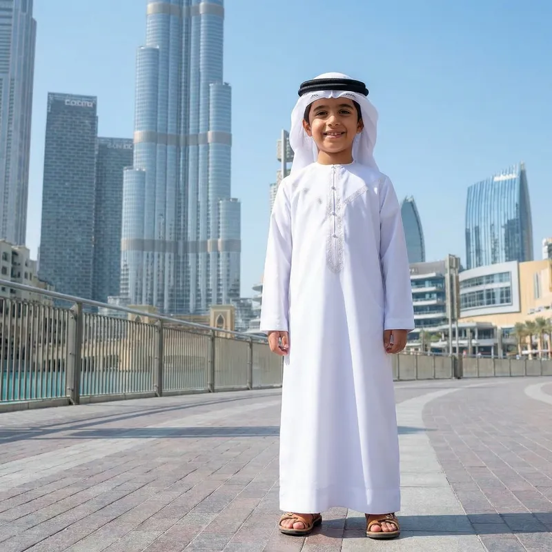 Emirati Thobe: Tradition Meets Dubai's Skyline