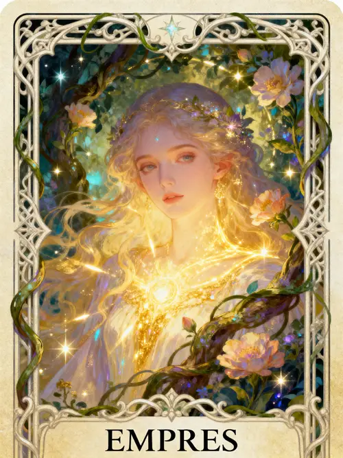 Mystical Tarot Card: The Empress Design