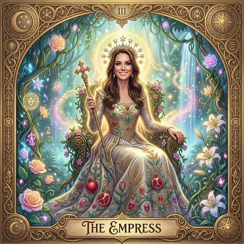 Mystical Tarot Card: The Empress Design Mystical Tarot Card: The Empress Design