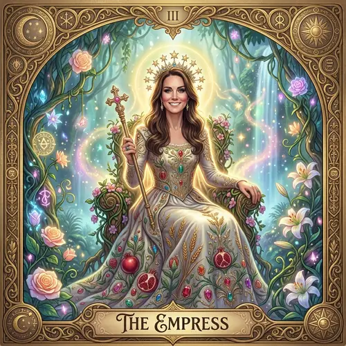 Mystical Tarot Card: The Empress Design