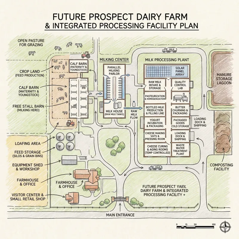 Your Future Dairy Farm Sketch Plan