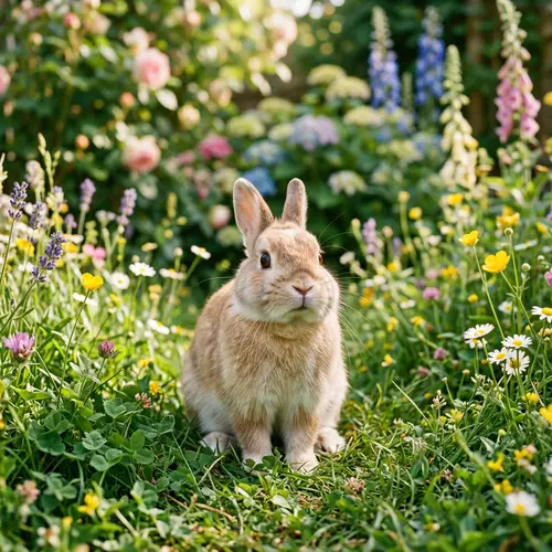 Friendly Rabbit: Adorable and Charming