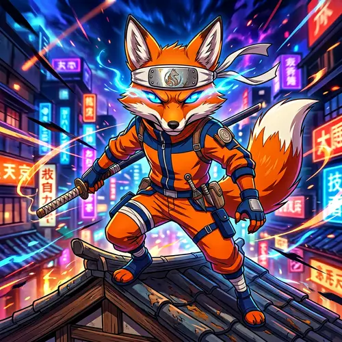 Naruto Uzumaki Fox Character - Legendary Ninja Spirit