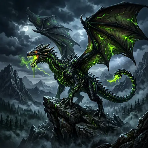 Draeivennath - The Venomous Alpha Wyrm