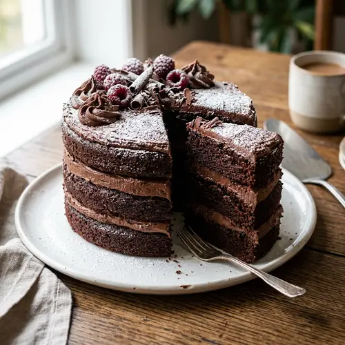 Decadent Chocolate Cake Recipe - Rich & Delicious