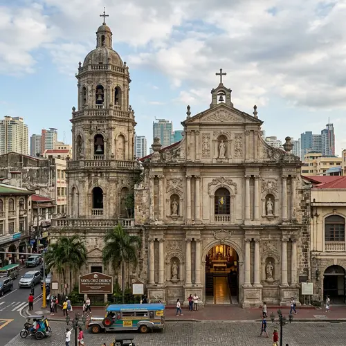 Santa Cruz Church: Colonial Stone Church in Manila