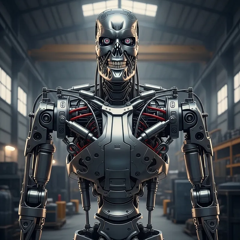 LX-100002 Terminator: Fully Robotic Humanoid