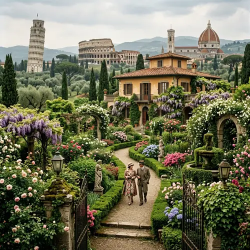 Springtime Mystery in Iconic Italian Gardens