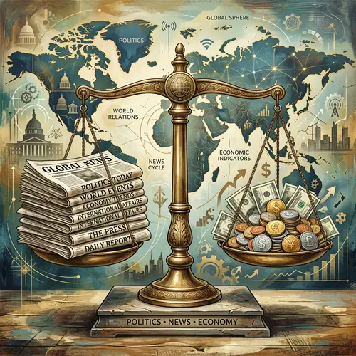 Politics, News, and Economics: Interconnection and Influence