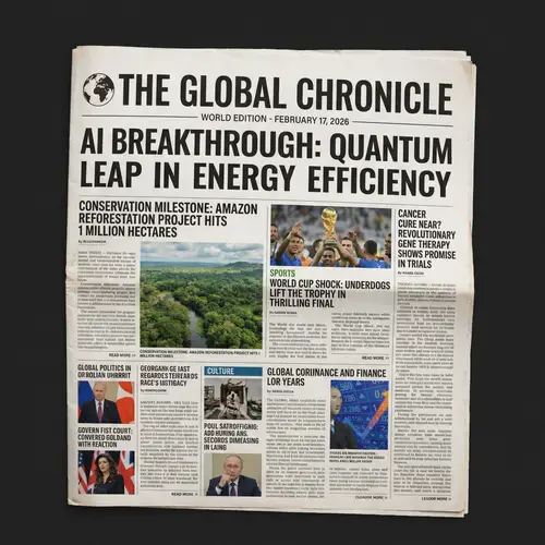 Global Newspaper: Technology, Environment, Sports & Science News
