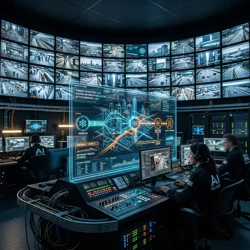 AI-Powered CCTV Control Room | Intricate System Operations