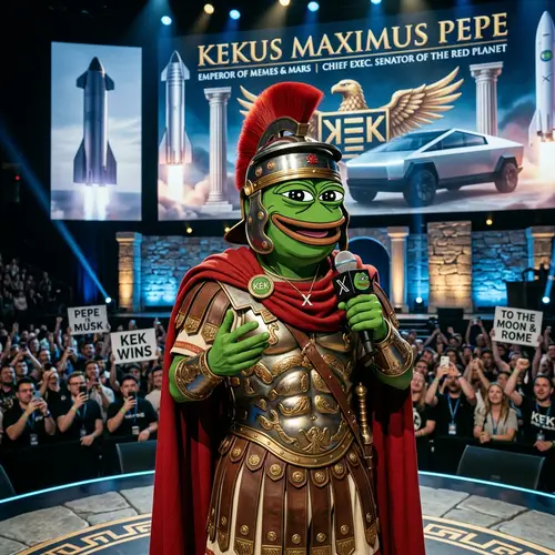 Kekius Maximus Pepe as Elon Musk