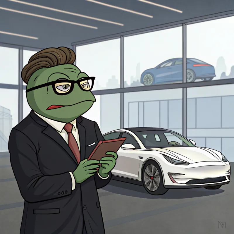 Kekius Maximus Pepe as Elon Musk