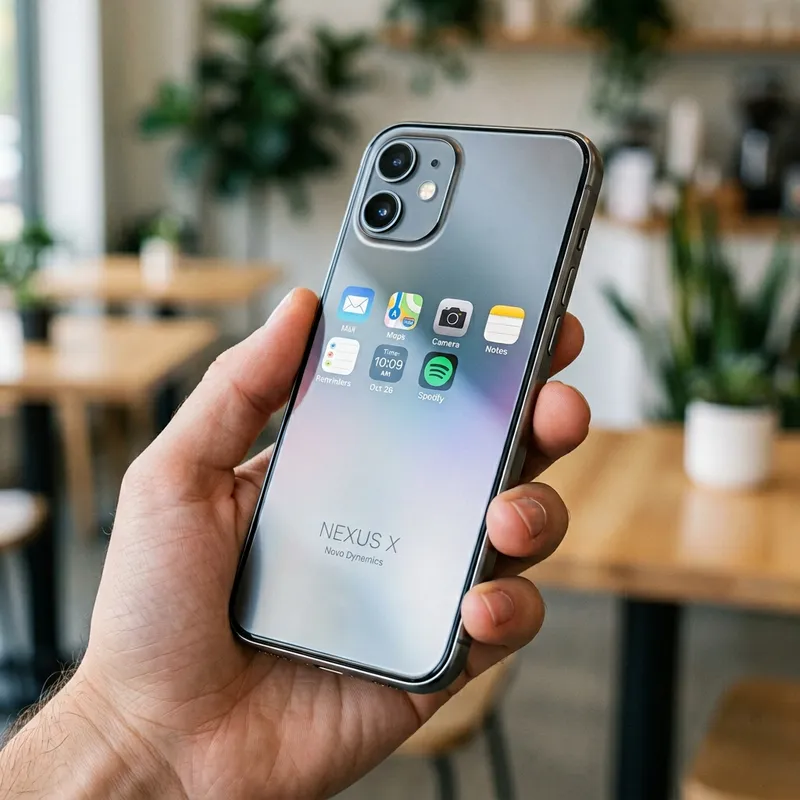 Sleek & Modern Iphone with Touchscreen Display Sleek & Modern Iphone with Touchscreen Display