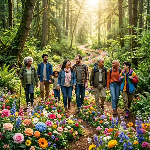 Colorful Journey of Recovery: Nature-Inspired Path to Healing