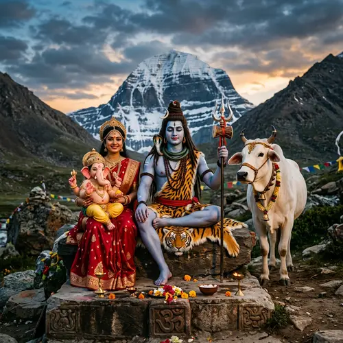 Shiv Parvati Ganesh Nandi Image Gallery