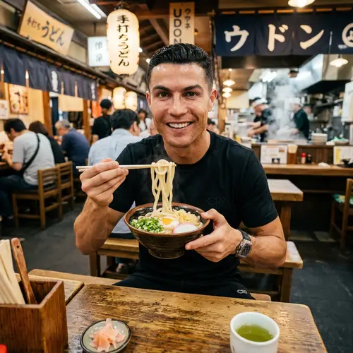 Ronaldo and Udon Noodles: A Unique Culinary Fusion