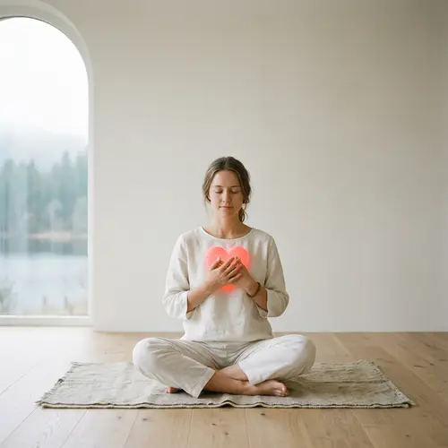 Self-Love Minimalist Figure - Embrace Compassion