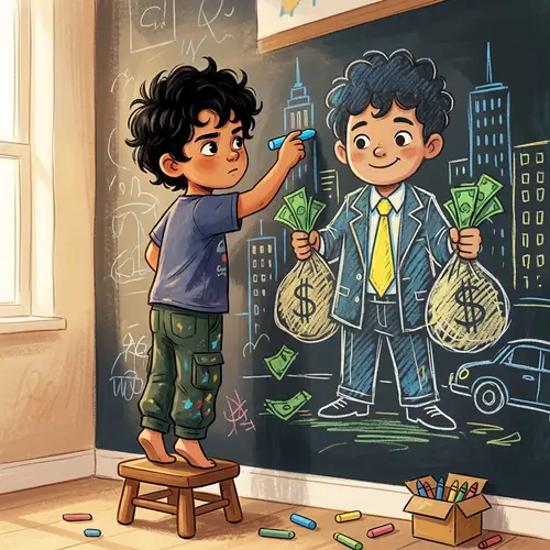 Young Armenian Boy: 7-Year-Old Creative Businessman