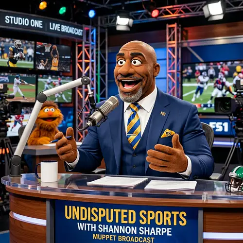 Shannon Sharpe as a Muppet: Fun and Humor