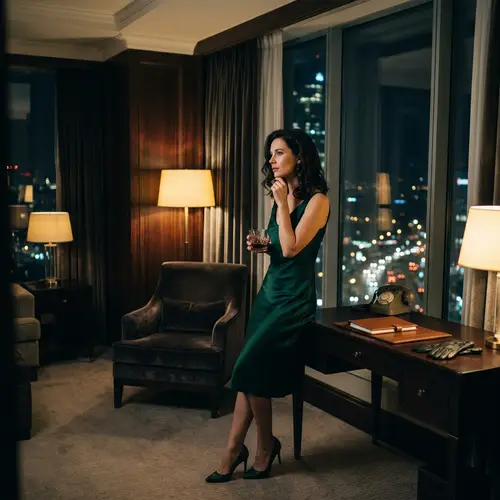 Mystical Beauty in Luxury Hotel Suite