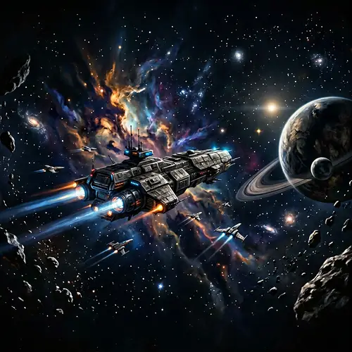 Star Wars Inspired 16:9 Dark Background Wallpaper for iPhone