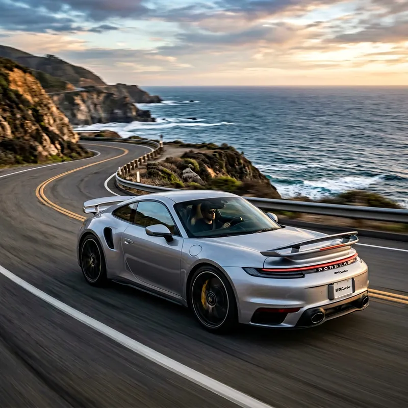 Porsche 911 Turbo in White