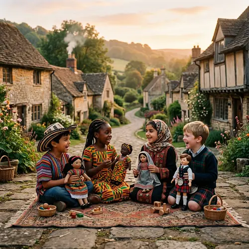 Bringing the Dolls Poem Imagery | Enchanting Unity in Diversity Scene