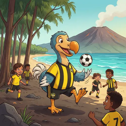Football Club Mascot for Kids in Reunion Island