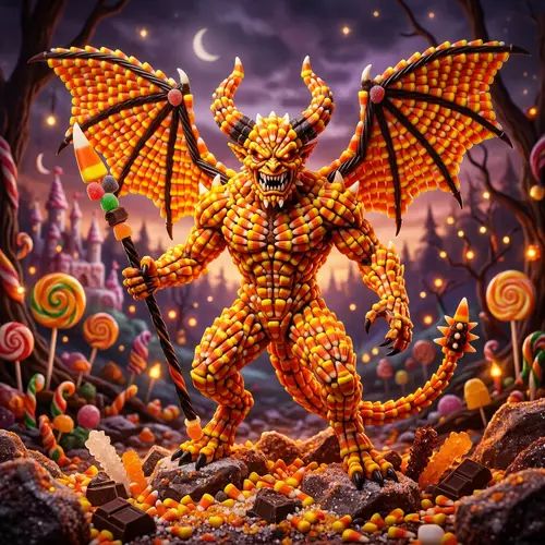Candy Corn Demon: Sweet Halloween Horror