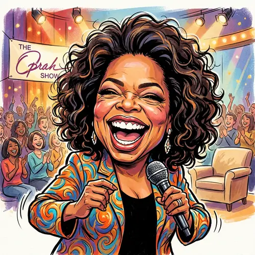 Fun Caricature of Oprah Winfrey