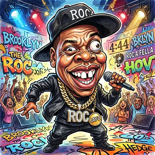 Funny Jay Z Caricature of Sean Carter