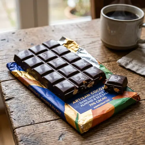 Delicious Dark Chocolate Bar - Expertly Crafted and Tempting