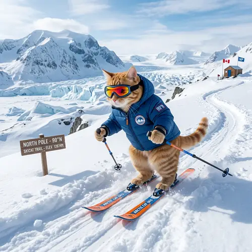 Cat Skiing Adventure at the North Pole