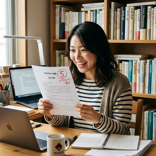 Joyful Surprise: Person of Asian Descent's Reaction to Grade 5