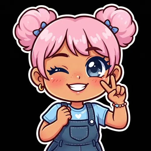 Cute Twitch Emote Digital Illustration
