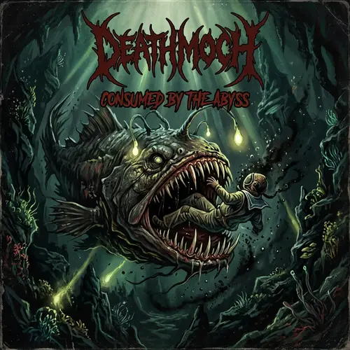Abysmal Fish Devours Human - Death Metal Album Art