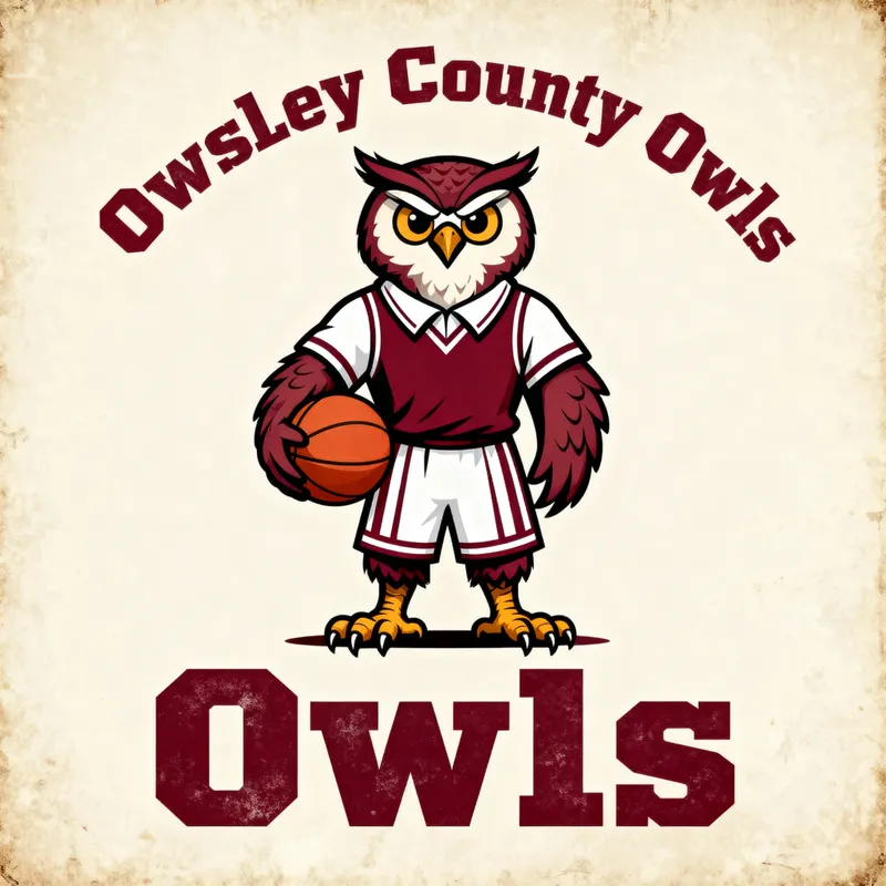 Owsley County Owls Vintage Basketball Uniforms
