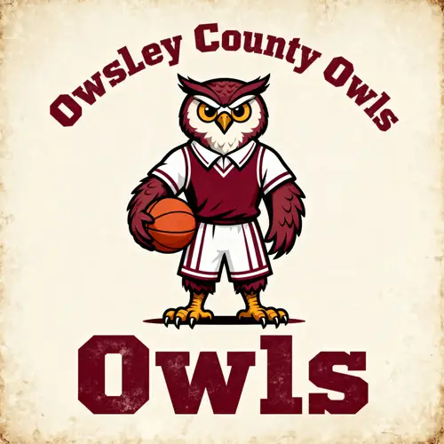 Owsley County Owls Vintage Basketball Uniforms