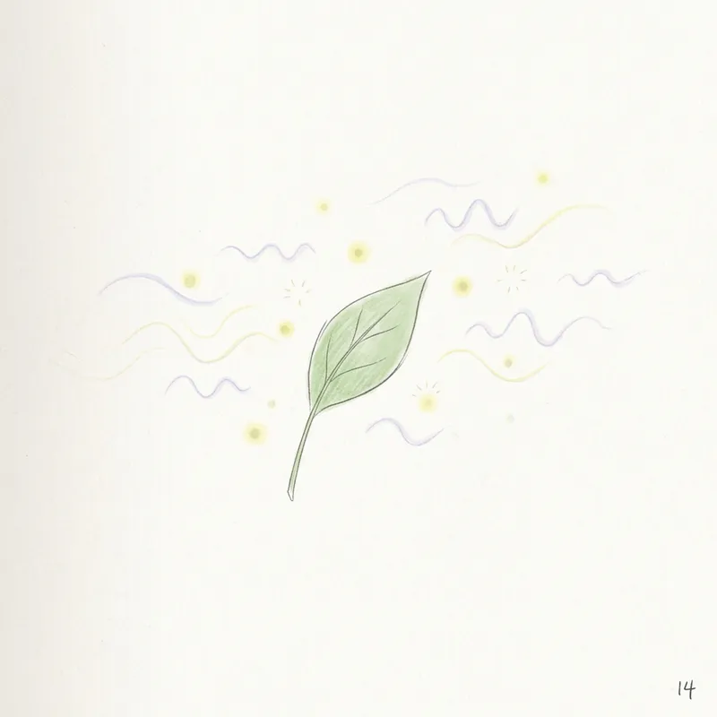 Gamma Radiation Illustration for Flip Book