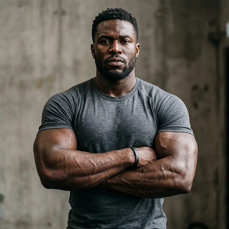 Muscular Man Showcasing Unmatched Strength