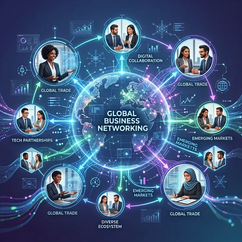 Global Business Networking: World Connectivity Visualized Global Business Networking: World Connectivity Visualized